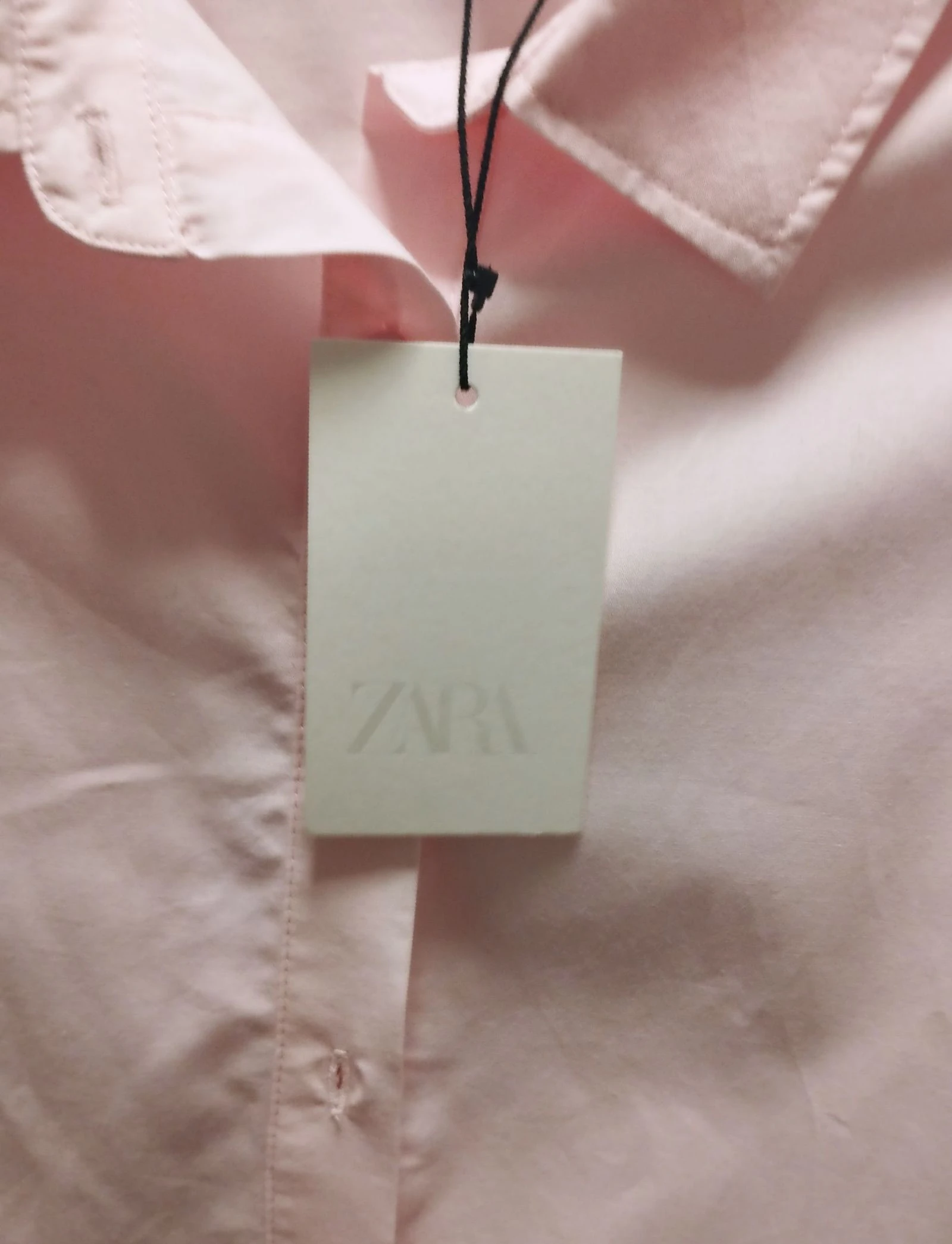 Zara Pink Crop Shirt Size 13/14 – photo 3